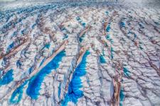 Blick auf das Eisschild bei Point 660